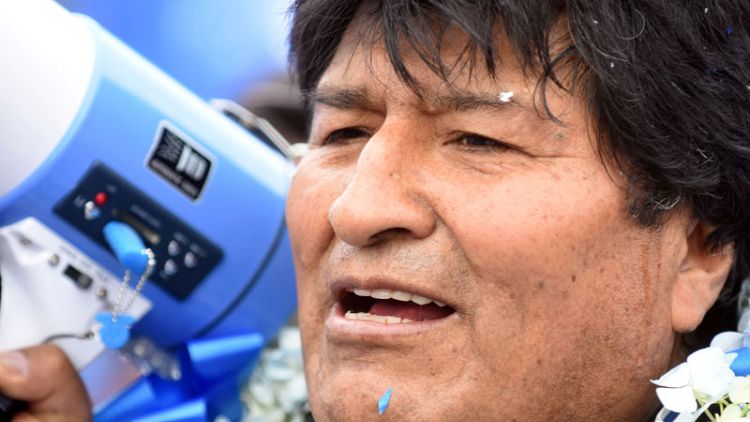 Bolivian election polls show opposition reeling in President Morales