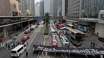 Hundreds take to Hong Kong streets ahead of weekend protests Hundreds take to Hong Kong streets ahead of weekend protests