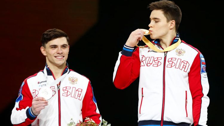 Russia's Nagornyy captures all-around world title in Stuttgart
