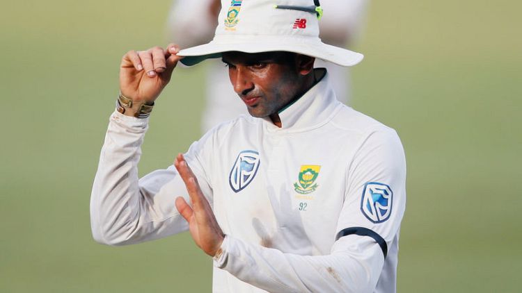 Maharaj's maiden fifty pushes South Africa to 275
