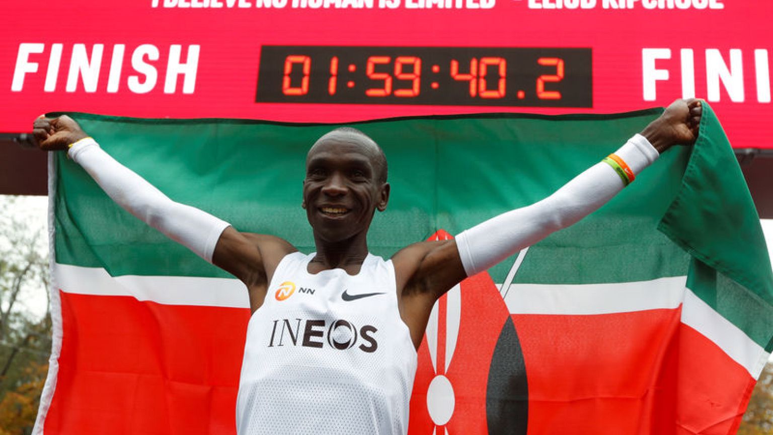Kipchoge's sub-two hour marathon like landing on the moon
