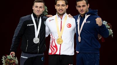 Ginnastica: Mondiali, Lodadio d'argento Ginnastica: Mondiali, Lodadio d'argento
