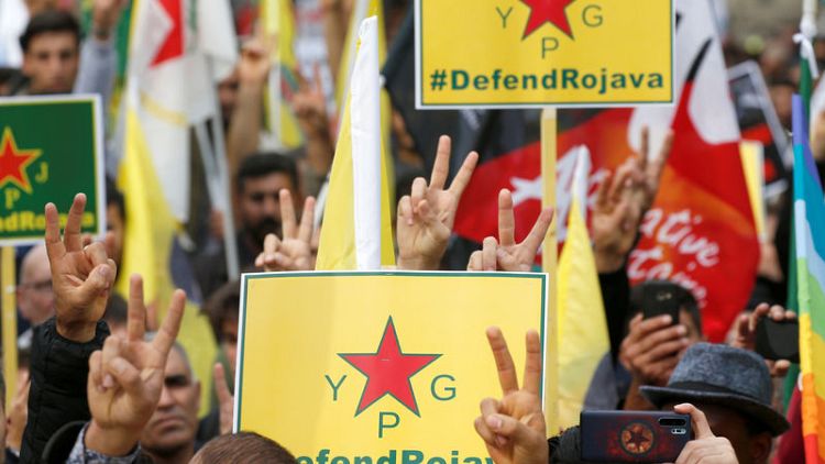 Kurds march in Paris and Athens to protest Turkish incursion into Syria