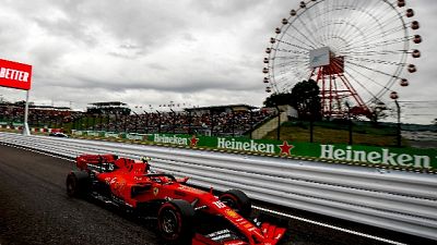 F1: Giappone, prima fila Ferrari F1: Giappone, prima fila Ferrari