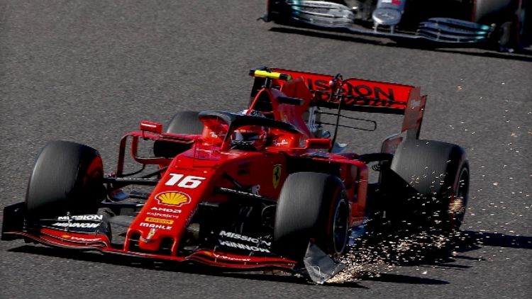 Gp Giappone: Leclerc perde una posizione