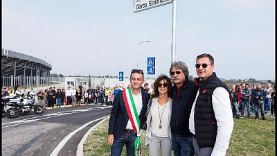 Inaugurata via Simoncelli a Misano Inaugurata via Simoncelli a Misano