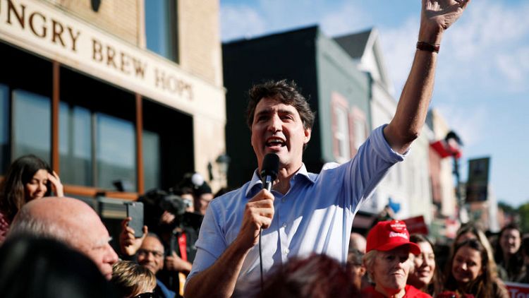 Canada's Trudeau vows to forge ahead with campaign after security threat