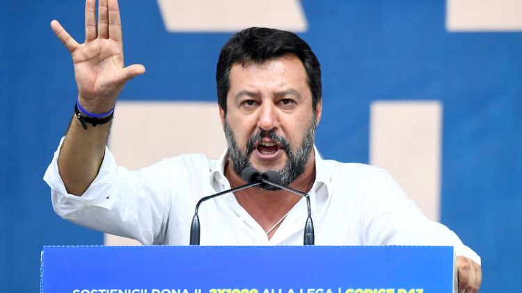 Italy's eurosceptic leader Salvini says euro is 'irreversible'