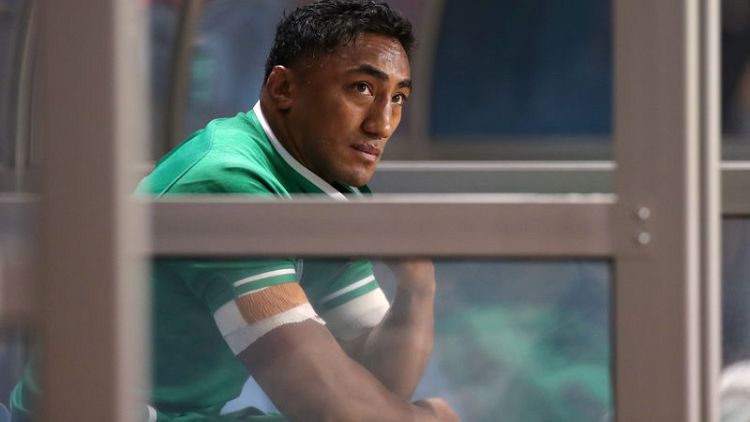 Ireland's Aki to miss rest of World Cup as red card is upheld