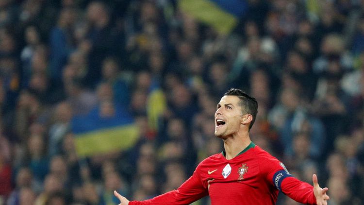 Ronaldo scores 700th career goal in Euro qualifier with Ukraine