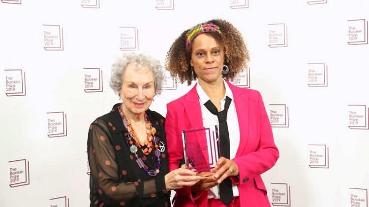 Rule-breaking Booker judges honour Atwood, Evaristo with rare double prize