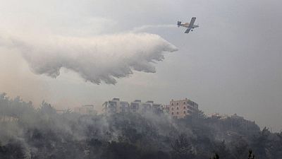 Lebanon deploys water cannon, helicopters to fight wildfires across country Lebanon deploys water cannon, helicopters to fight wildfires across country