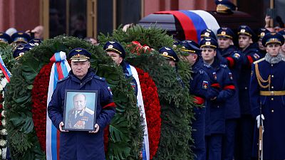 Russia buries cosmonaut Alexei Leonov, first human to walk in space Russia buries cosmonaut Alexei Leonov, first human to walk in space