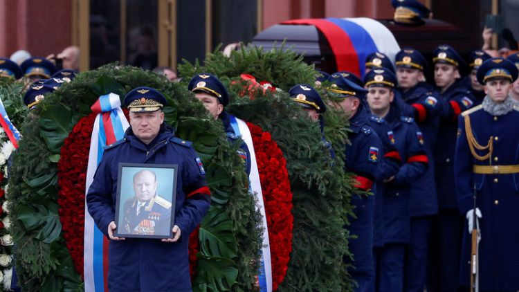 Russia buries cosmonaut Alexei Leonov, first human to walk in space