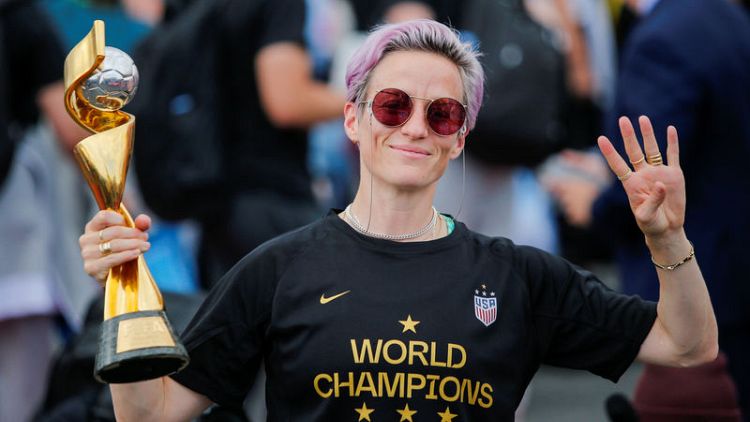 Rapinoe hoping for settlement but holding ground in discrimination suit