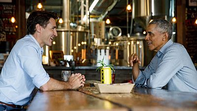 Obama tweets support for Canadian PM Trudeau in reelection campaign Obama tweets support for Canadian PM Trudeau in reelection campaign