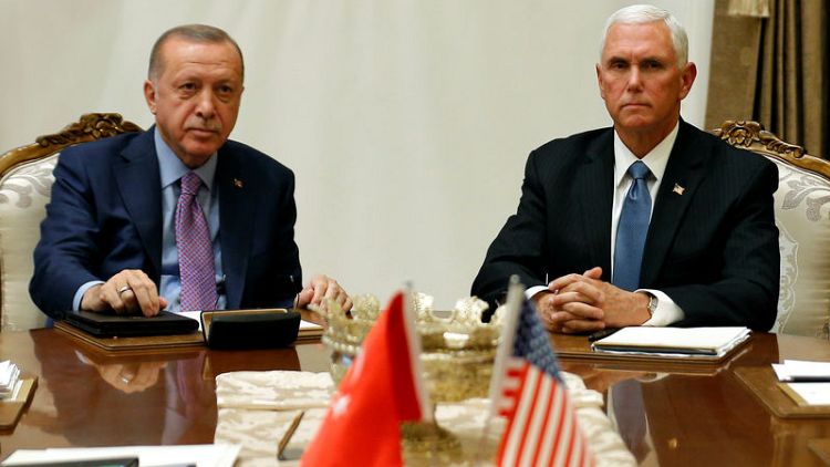 Turkey agrees with U.S. to pause Syria assault while Kurds withdraw