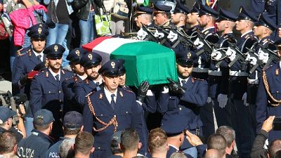 Sparatoria Questura: l'addio a Demenego Sparatoria Questura: l'addio a Demenego