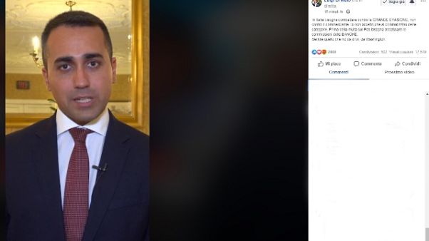 Di Maio, ok manovra forse lunedì in cdm Di Maio, ok manovra forse lunedì in cdm