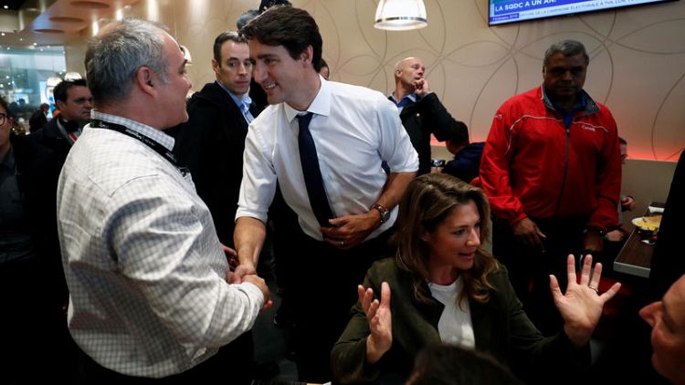 Canada's Trudeau should resign if he fails to win the most seats - Conservative leader