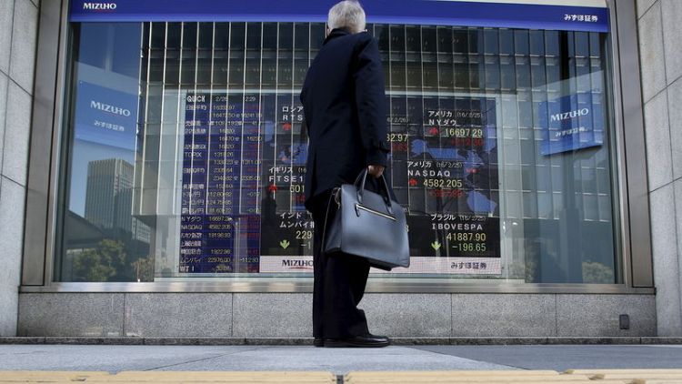 Asian shares erase gains after weak China GDP, pound pulls back