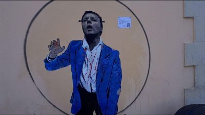 A Firenze murales su Renzi A Firenze murales su Renzi