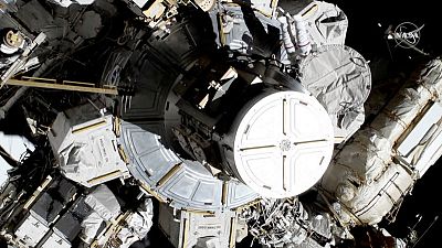 U.S. astronauts embark on the first all-female spacewalk U.S. astronauts embark on the first all-female spacewalk