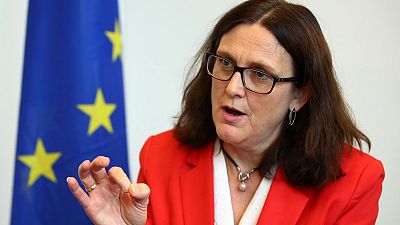 EU will hit U.S. in time with tariffs over Boeing - Malmstrom EU will hit U.S. in time with tariffs over Boeing - Malmstrom
