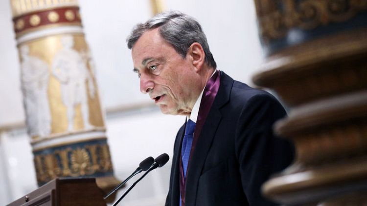 ECB's Draghi warns of bubble risk in the euro zone