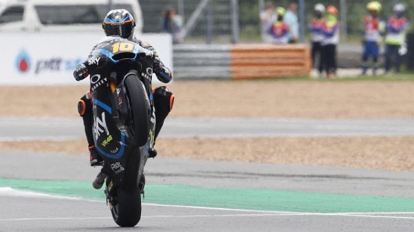 Gp Giappone: pole di Marini in Moto2 Gp Giappone: pole di Marini in Moto2