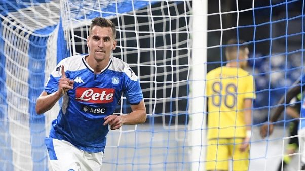 Milik felice, 'ho tanta fame di gol' Milik felice, 'ho tanta fame di gol'