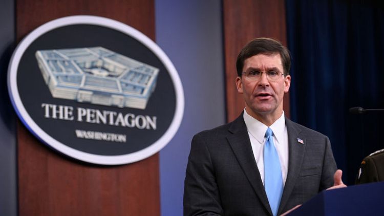 All U.S. troops withdrawing from Syria expected to go to western Iraq - Pentagon chief