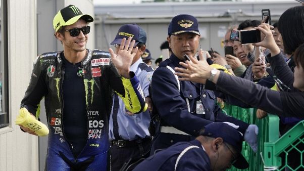 Rossi, a parte caduta gara molto dura Rossi, a parte caduta gara molto dura