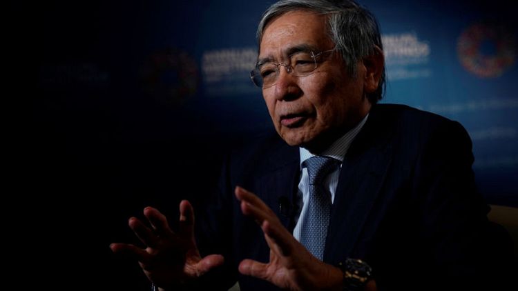 Bank of Japan's Kuroda calls for mix of steps to boost economic growth