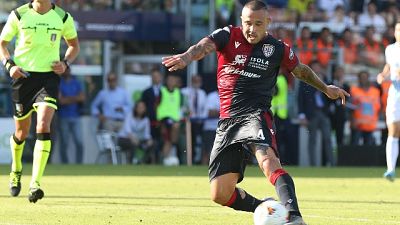 Nainggolan, "gol dedicato a mia moglie" Nainggolan, "gol dedicato a mia moglie"