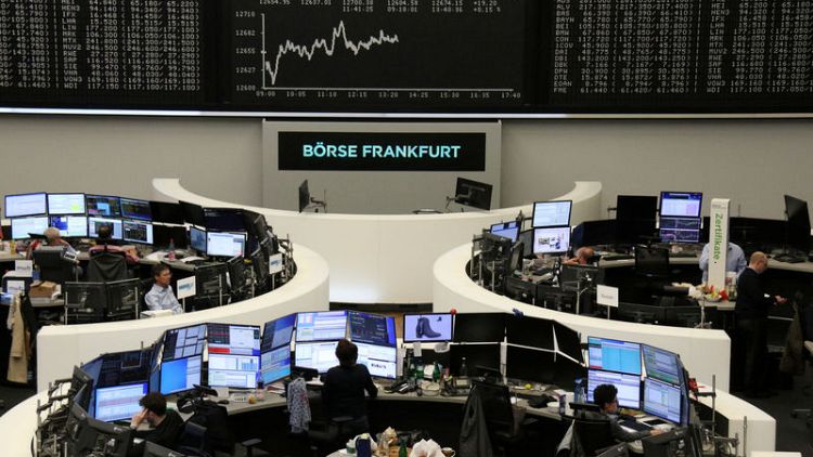 European shares nudge higher as Brexit tussle continues
