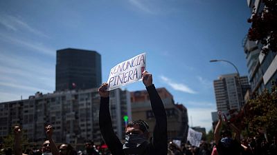 Chile's Pinera vows 'new social contract' amid massive marches against inequality Chile's Pinera vows 'new social contract' amid massive marches against inequality