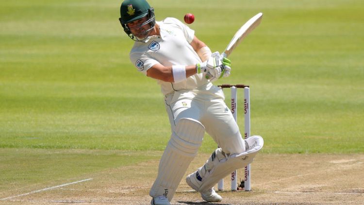 South Africa's Elgar suffers concussion after being struck on head