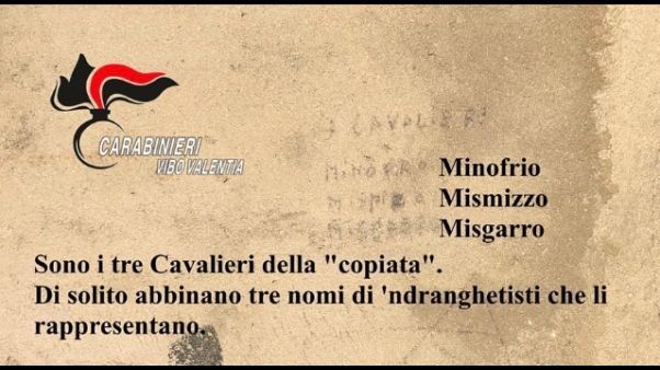 'Ndrangheta: scoperto rito appartenenza 'Ndrangheta: scoperto rito appartenenza