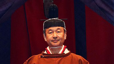 Japanese emperor publicly proclaims his enthronement in centuries-old ceremony Japanese emperor publicly proclaims his enthronement in centuries-old ceremony