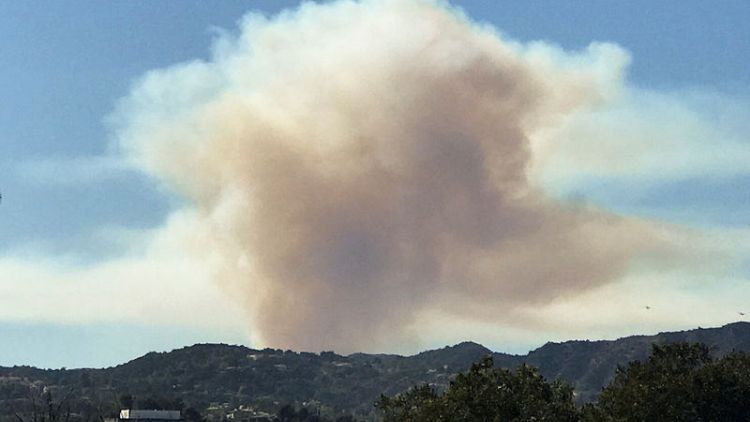 Wildfire threatens homes, prompts evacuations in Pacific Palisades, California