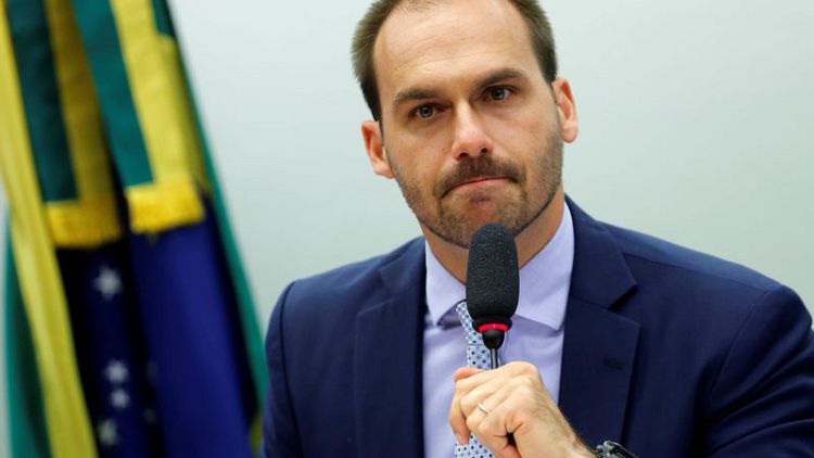 Brazil's Eduardo Bolsonaro takes over as PSL lower house whip