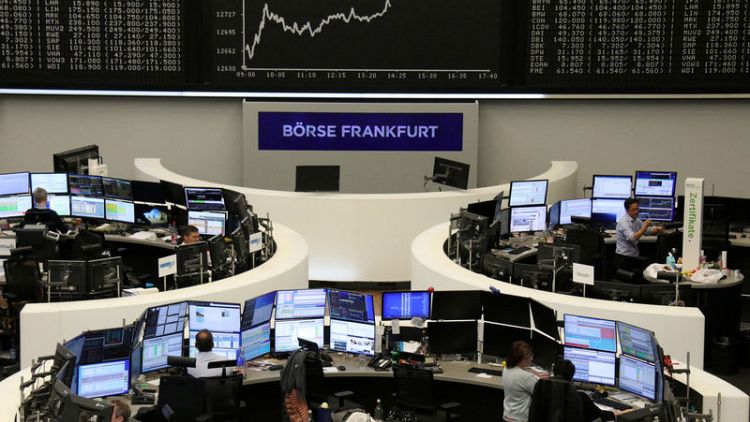 European shares dip after flood of earnings