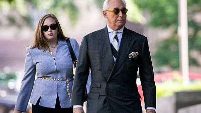 Trump adviser Stone loses bid to lift court-imposed gag order as trial looms Trump adviser Stone loses bid to lift court-imposed gag order as trial looms