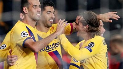 Champions: Slavia Praga-Barcellona 1-2 Champions: Slavia Praga-Barcellona 1-2