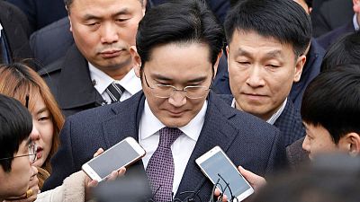 South Korea to start Samsung heir Lee's bribery trial on Friday South Korea to start Samsung heir Lee's bribery trial on Friday