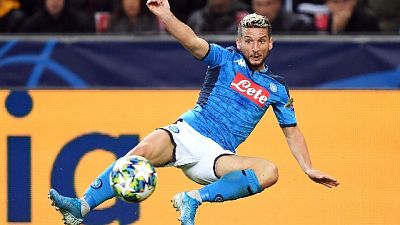Mertens, un fotomontaggio con Maradona Mertens, un fotomontaggio con Maradona