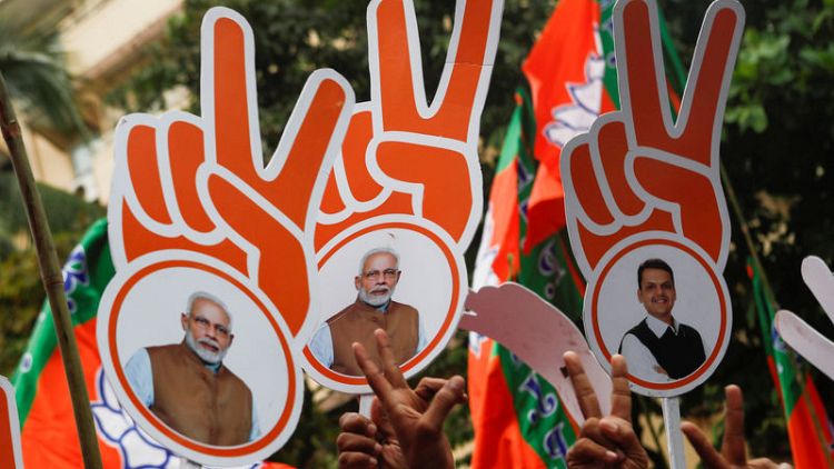 India's ruling BJP leads in state polls but big win elusive