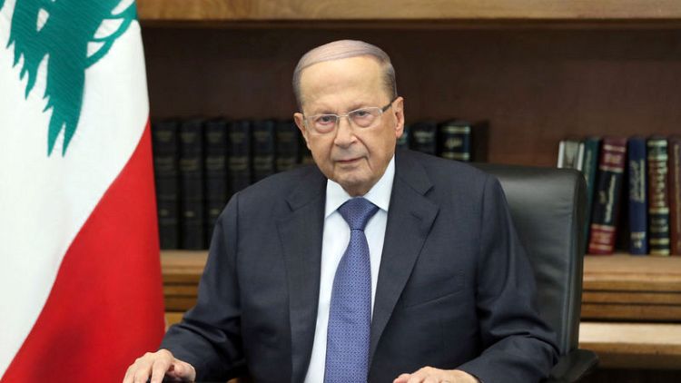 Lebanese President Aoun invites protesters to dialogue