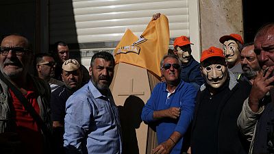 Greek workers protest reforms intended to boost investment Greek workers protest reforms intended to boost investment